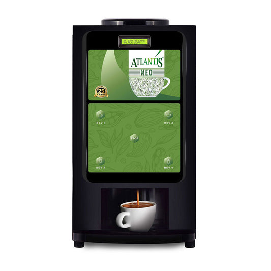 ATLANTIS NEO 3-Lane Tea and Coffee Vending Machine - Dedicated Hot Water