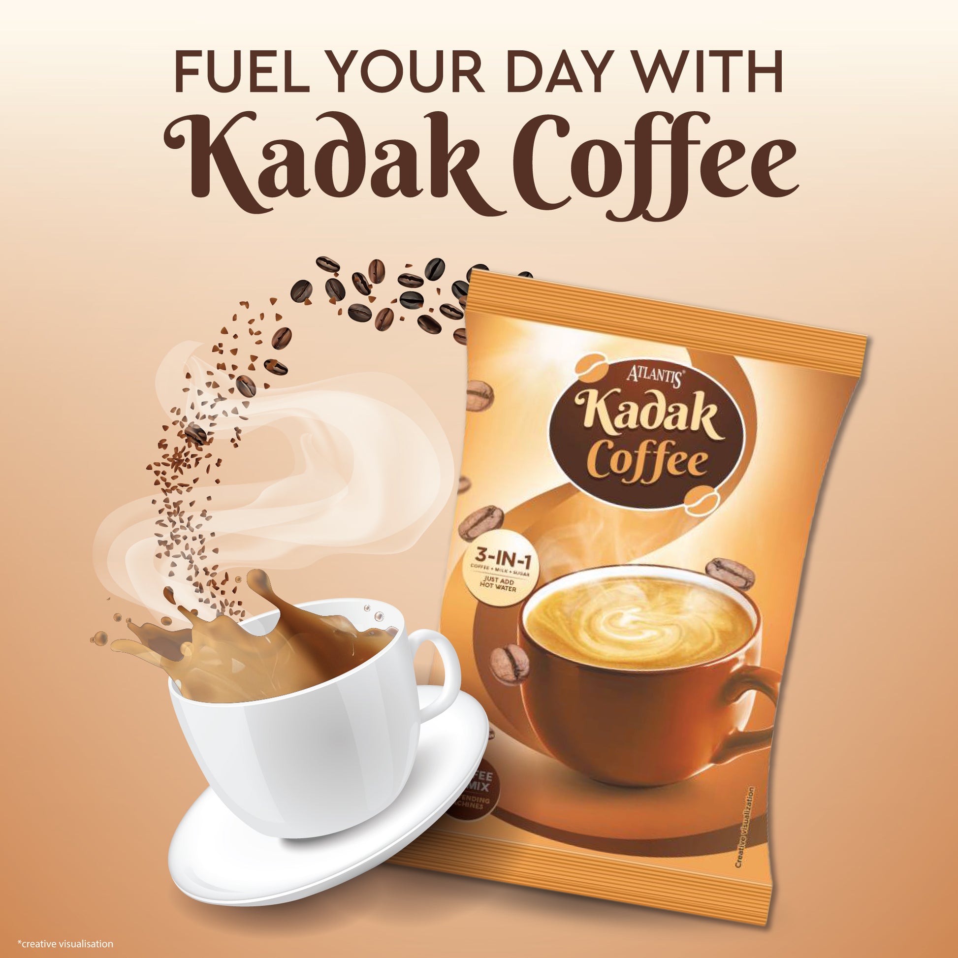 ATLANTIS Kadak 3-in-1 Coffee Premix