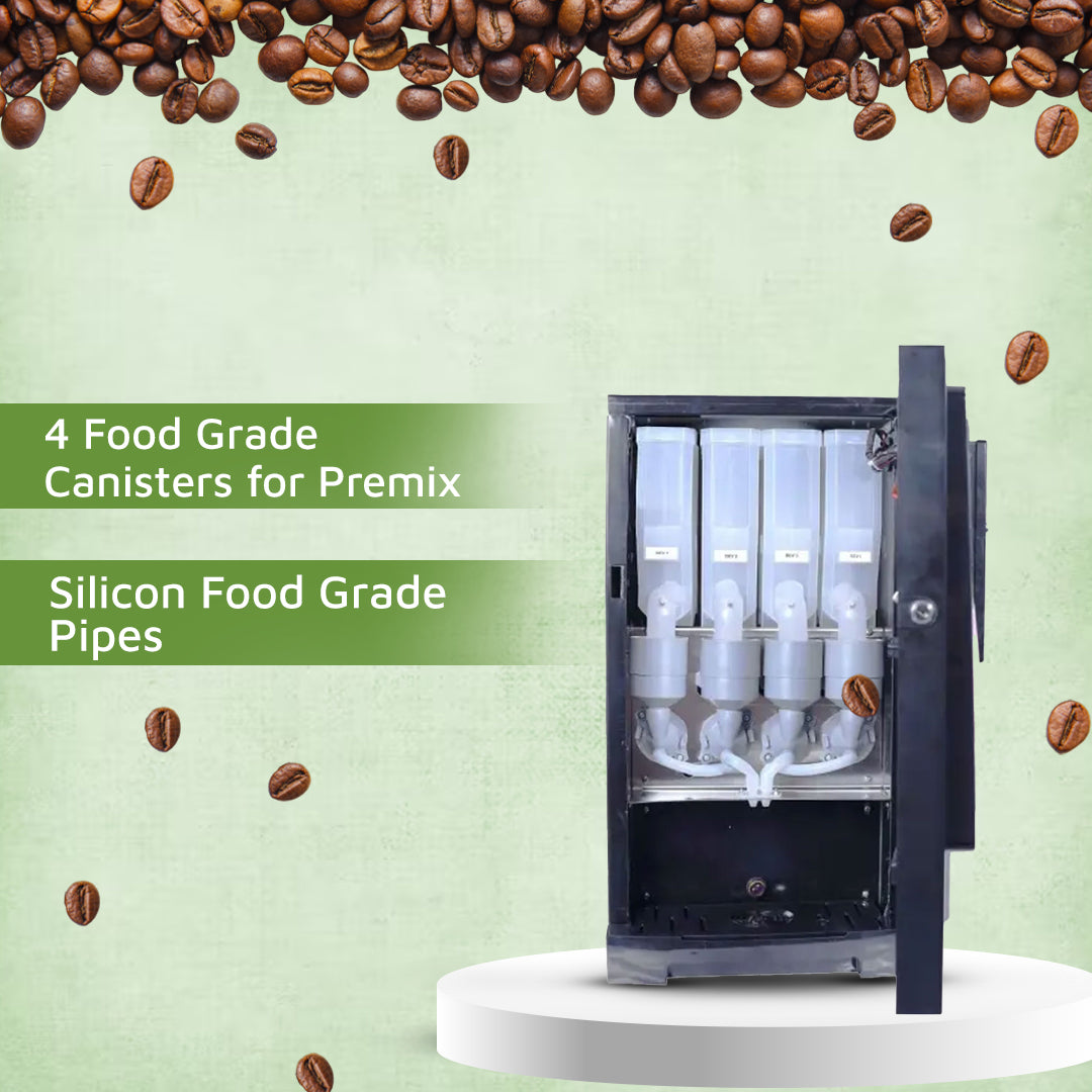 ATLANTIS NEO 4-Lane Tea and Coffee Vending Machines - Dedicated Hot Water