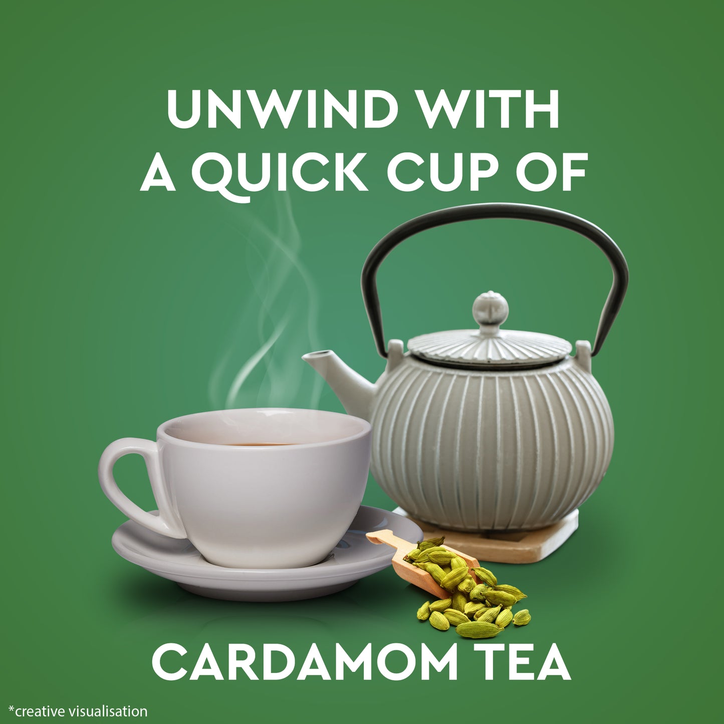 AMAZON Plus Instant Tea Premix | Cardamom Flavour | Premix Powder for Vending Machines