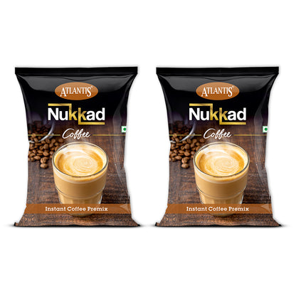 ATLANTIS Nukkad 3-in-1 Coffee Premix| 1kg | designed for Making Coffee in a Vending Machine