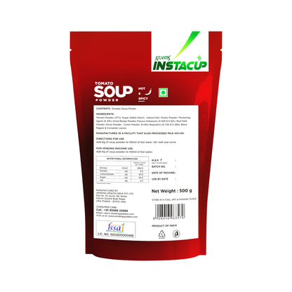 Atlantis InstaCup Hot and Spicy Tomato Soup Powder | 500 gm