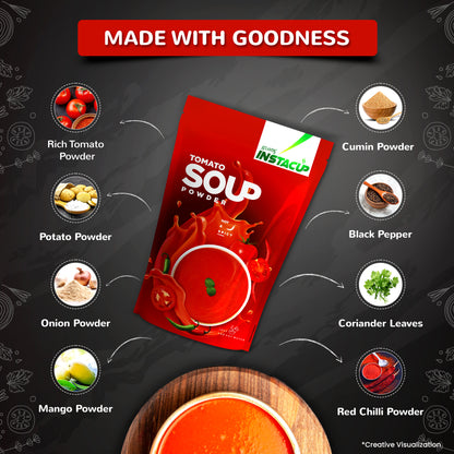 Atlantis InstaCup Hot and Spicy Tomato Soup Powder | 500 gm