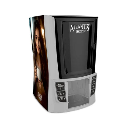 ATLANTIS COMPACT 2-Lane Hot Beverage Dispenser| Perfect for Small Spaces| Energy-Efficient, Cost Effective Solution