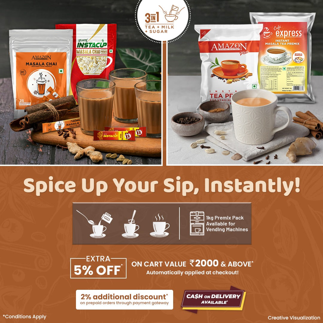 Quick and Satisfying Instant Masala Tea Premix - Atlantis