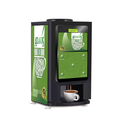 ATLANTIS NEO 2-Lane Tea and Coffee Vending Machine - Dedicated Hot Water