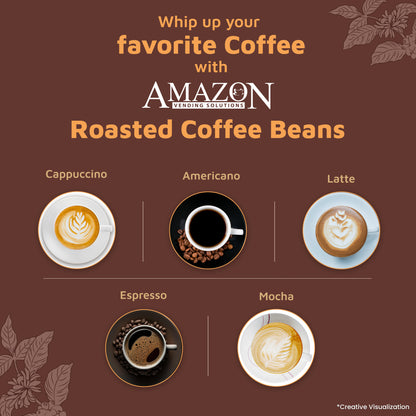 AMAZON Roasted Coffee Beans| 1kg | Uses in Atlantis Brew Coffee Machine