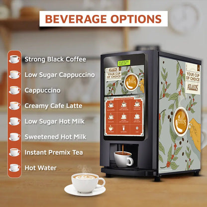 ATLANTIS SPECIAL SELECT Hot Beverage Dispensing Machine With 7 Options Beverage including Hot Water