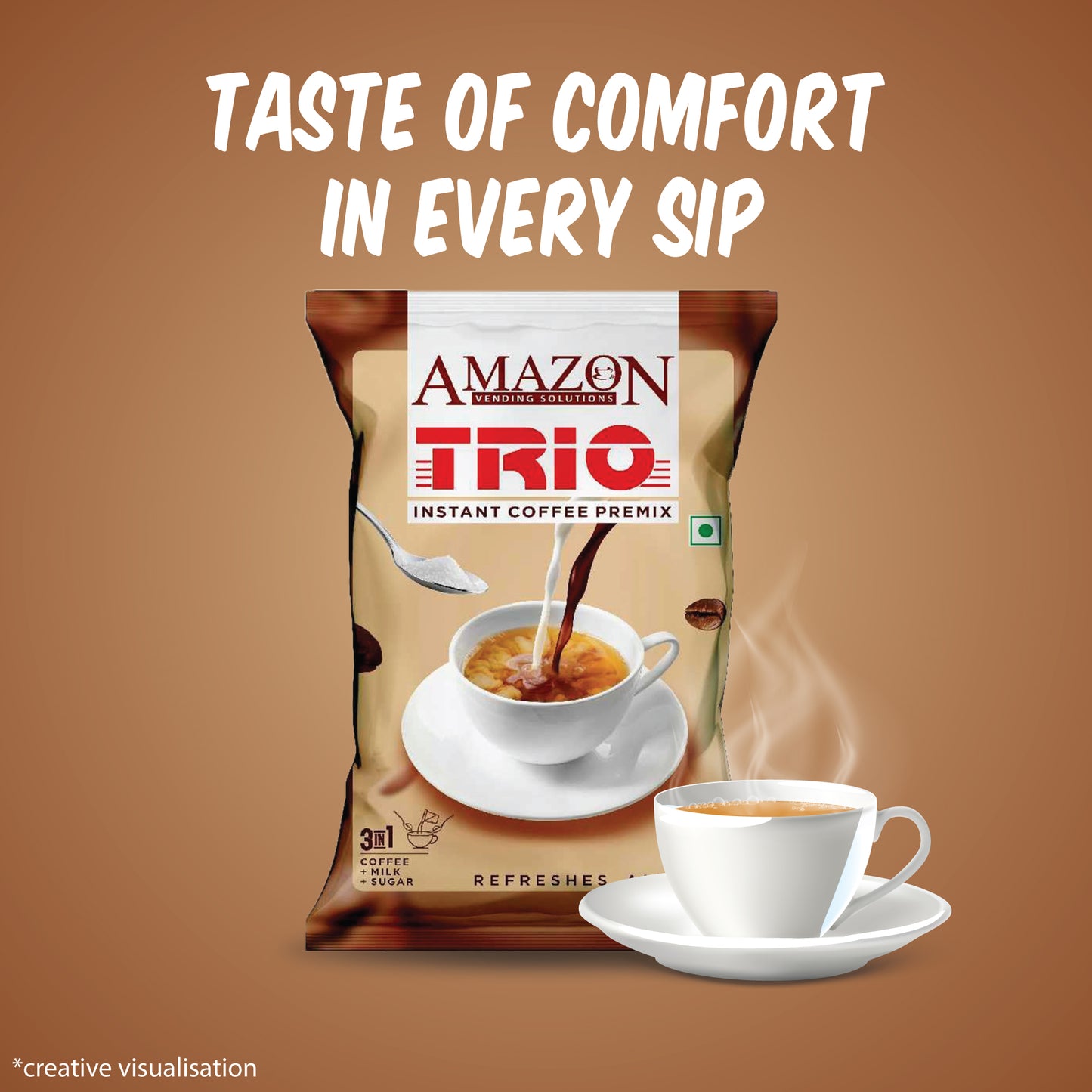 AMAZON Trio 3-in-1 Instant Coffee Premix