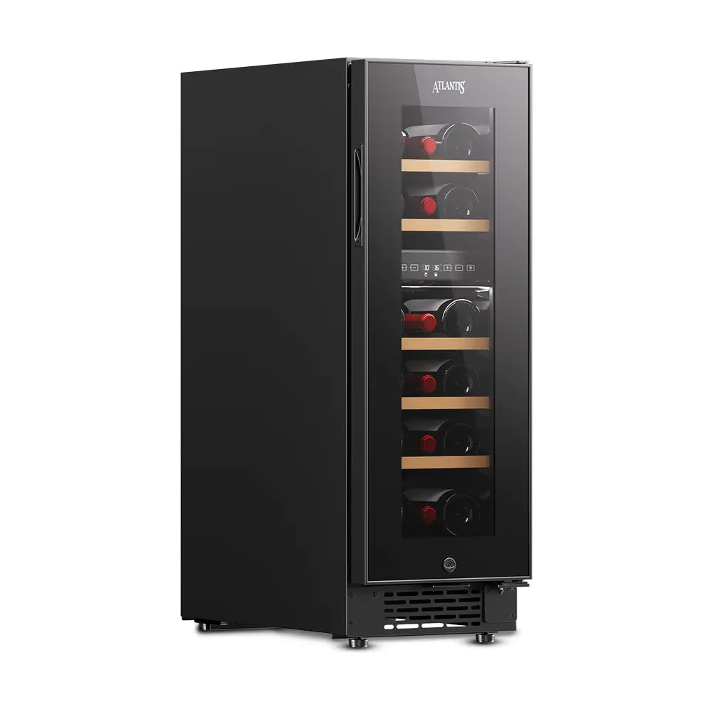 Atlantis Wine Cooler | 17 Wine Bottles Storage | Dual Cooling Zones