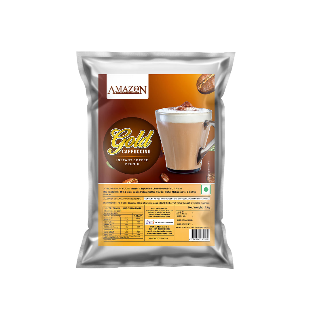 AMAZON Gold Cappuccino Instant 3-in-1 Coffee Premix