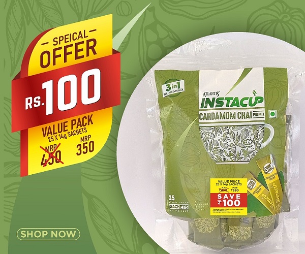 Instacup Instant Tea Coffee Sachets 25sachets/pack